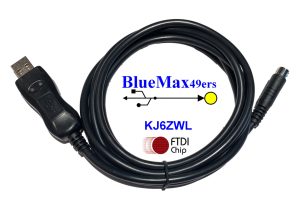 Yaesu FT-100D FTDI CI-V CAT Programming Cable CT-62