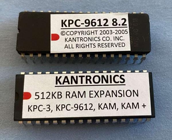 Kantronics KPC-9612 TNC  TNC Firmware 8.2 & 512Kb Memory Upgrade  Cable 9612 FM