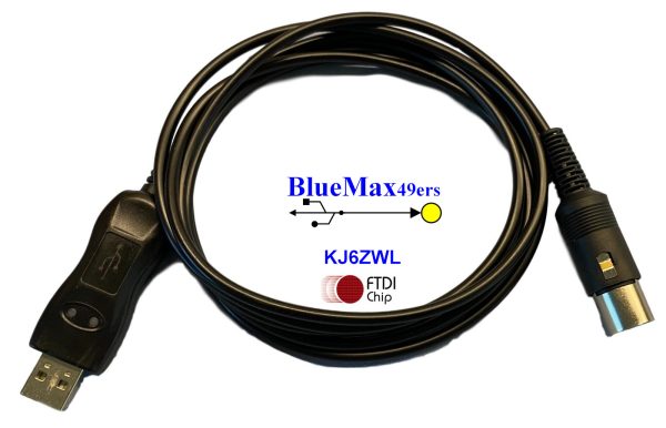 Kenwood TS-850SAT FTDI CI-V CAT Programming Cable IF-232C
