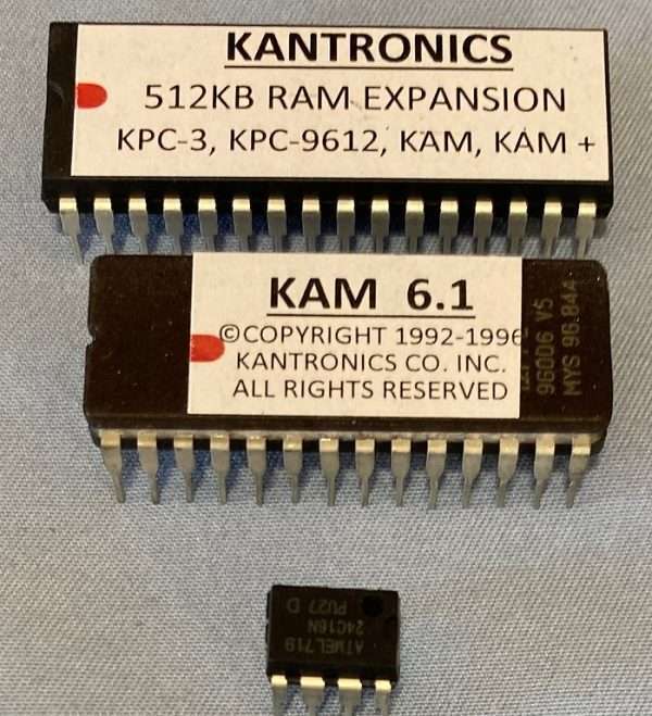 Kantronics KAM TNC  TNC Firmware 6.0 & 512Kb Memory Upgrade  Cable KAM FM