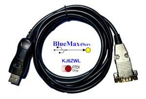 BlueMax49ers STM-9M-Nut FTDI USB to Serial Adapter Cable STM-9M-NUT 6 ft