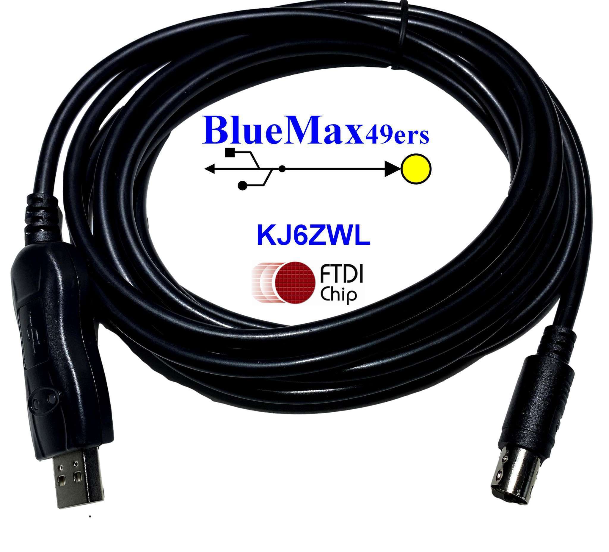 Yaesu FT-8900 CT-29B 10 ft Cable BlueMax49ers