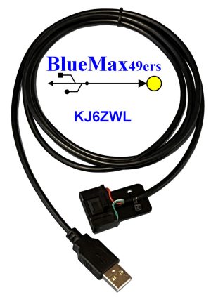 Motorola DM2000 USB Programming Cable PMKN4148A Back 20 Pin MAP 6 ft