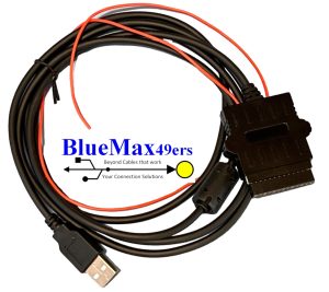 Motorola DGM6100 USB Programming Cable PMKN4010B 6 ft + ignition sense